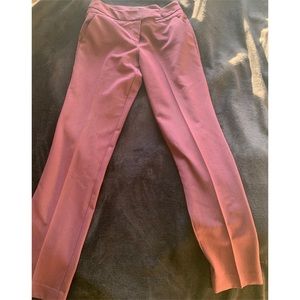 Plum Pleated Trousers